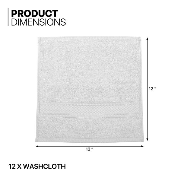 Washcloth dimensions 2025